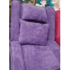 #702-1 Massage Sofa Purple Fabric
