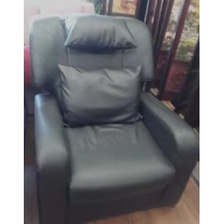 #A01-19 Massage Sofa Black Fabric