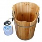 B226 Wooden Bucket with Steamer