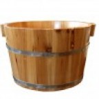B222 Foot Massage Wooden Bucket #2