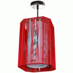 #2661B Red Lantern Hanging Light