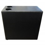 1101 Black Vinyl Table with Cup Holder