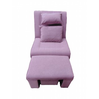 #A02M - 36 Light Purple Massage Sofa (Fabric/Manuel)