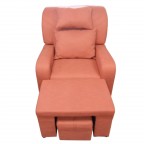 #A02 - 03 Pink Fabric Massage Sofa 