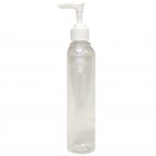 #27102 8 oz. Clear Plastic Bottle with Pump