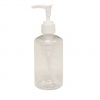 #27101 10 oz. Clear Plastic Bottle with Pump