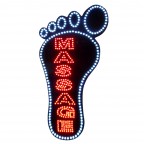 #3334 Foot-Shaped MASSAGE LED Sign 