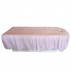 #27108 Light Pink Floral Facial Table Cover 