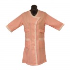 #2104 Pink Short Sleeves Woman Uniform 