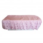#27107 Pink Floral Facial Table Cover 