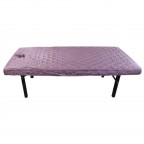 #27014 Purple Fitted Table Cover with Face Hole 