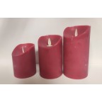 #2907 L.E.D Wax Candles Real Moving Flame