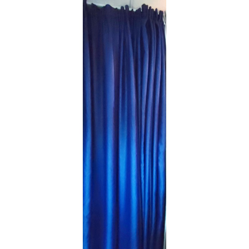 #31-603  Blue Fabric Curtain