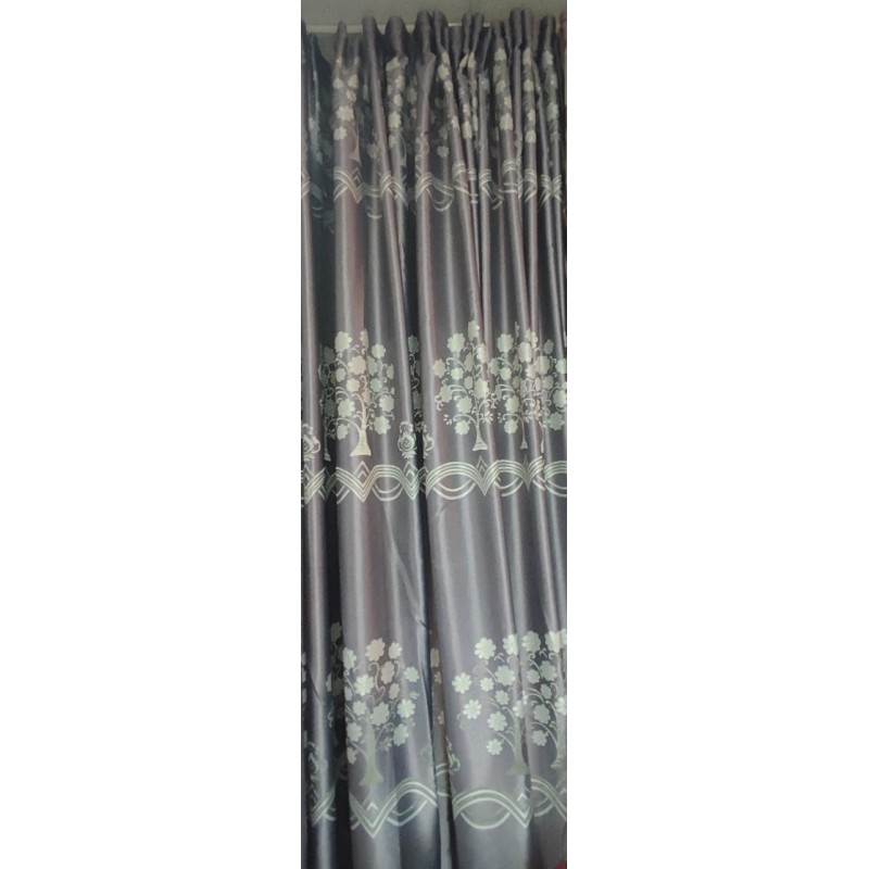 #31-601 Light Purple Tree Fabric Curtain